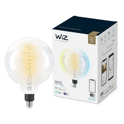 WiZ Tunable white 8718699786731 inteligentní LED filamentová žárovka E27 | 1x6,5W | 470lm | 2700