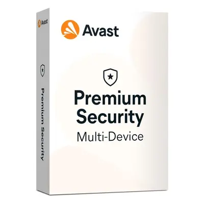 Bezpečnostní software Avast Premium Security Multi-device (až 10 zařízení) na 12 měsíců (elektro