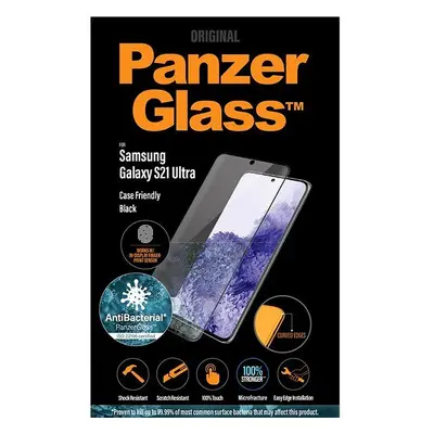 Ochranné sklo PanzerGlass Premium Antibacterial pro Samsung Galaxy S21 Ultra (FingerPrint ready)