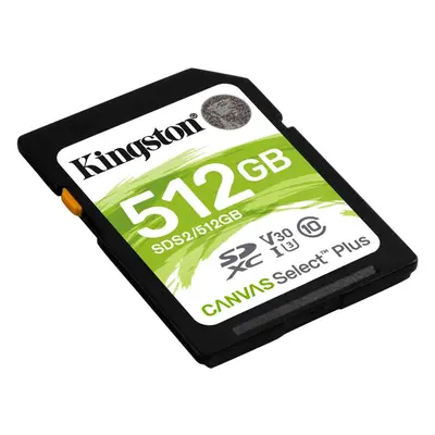 Paměťová karta Kingston SDXC 512GB Canvas Select Plus