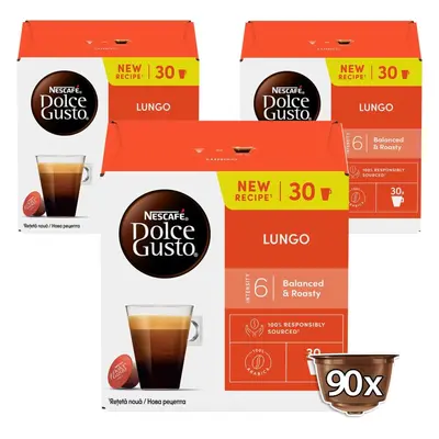 Kávové kapsle NESCAFÉ® Dolce Gusto® Lungo – 90 kapslí