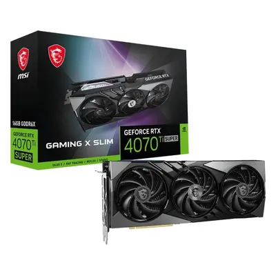 Grafická karta MSI GeForce RTX 4070 Ti SUPER GAMING X SLIM 16G