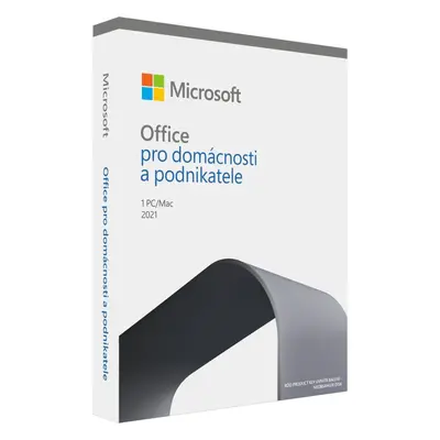 Kancelářský software Microsoft Office 2021 pro domácnosti a podnikatele CZ (BOX), nová licence