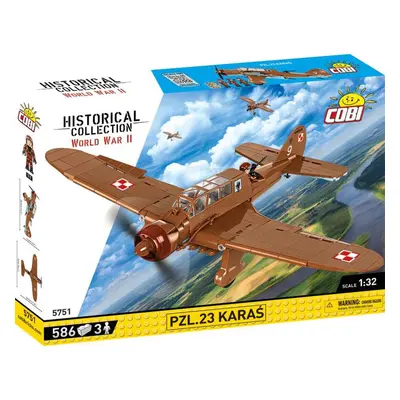 Cobi 5751 Polský bombardér Pzl. 23 Karas, 1:32