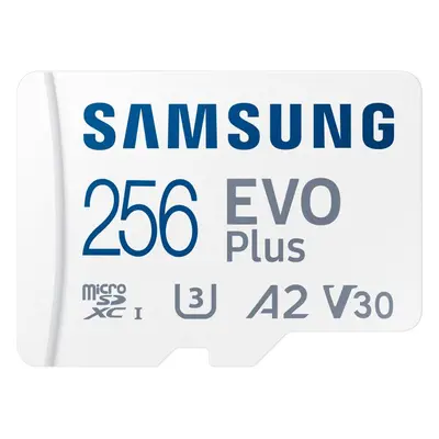 Paměťová karta Samsung MicroSDXC 256GB EVO Plus 2024 + SD adaptér