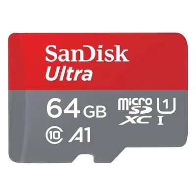 Paměťová karta SanDisk MicroSDXC Ultra 64GB + SD adaptér