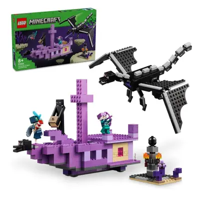 LEGO stavebnice LEGO® Minecraft® 21264 Drak z Enderu a loď z Endu