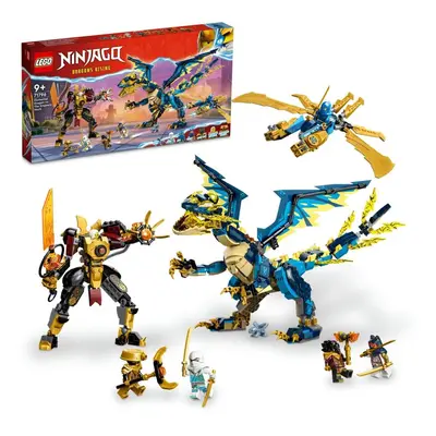 LEGO stavebnice LEGO® NINJAGO® 71796 Živelný drak proti robotovi císařovny