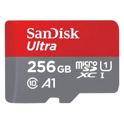 Paměťová karta SanDisk MicroSDXC Ultra 256GB + SD adaptér