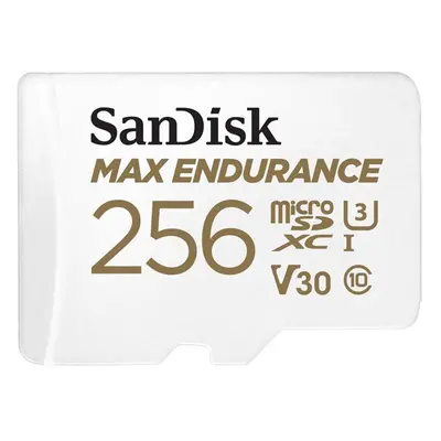 Paměťová karta SanDisk MicroSDXC 256GB Max Endurance + SD adaptér