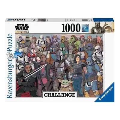 Puzzle Ravensburger puzzle 167708 Challenge Puzzle: Star Wars: Mandalorian 1000 dílků