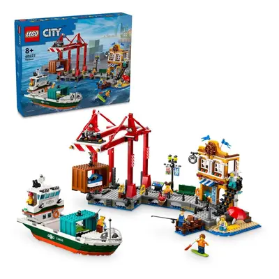 LEGO stavebnice LEGO® City 60422 Přístav s nákladní lodí