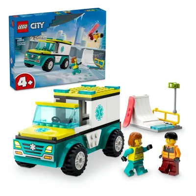 LEGO stavebnice LEGO® City 60403 Sanitka a snowboardista