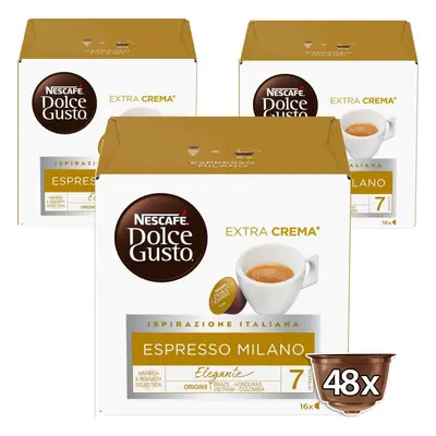 Kávové kapsle NESCAFÉ® Dolce Gusto® Espresso Milano - 48 kapslí