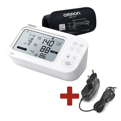 Tlakoměr OMRON M6 Comfort AFib + Zdroj, set