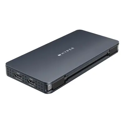 Dokovací stanice HyperDrive Universal Silicon Motion USB-C 10v1 Dual HDMI