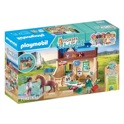 Stavebnice Playmobil 71352 Jezdecká terapie a veterinární praxe