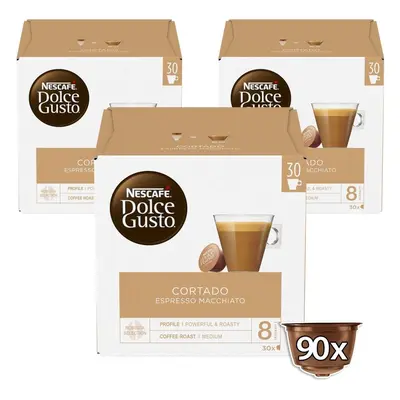 Kávové kapsle NESCAFÉ® Dolce Gusto® Cortado Espresso Macchiato XXL - 90 kapslí