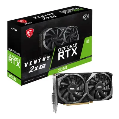 Grafická karta MSI GeForce RTX 3050 VENTUS 2X XS 8G OC