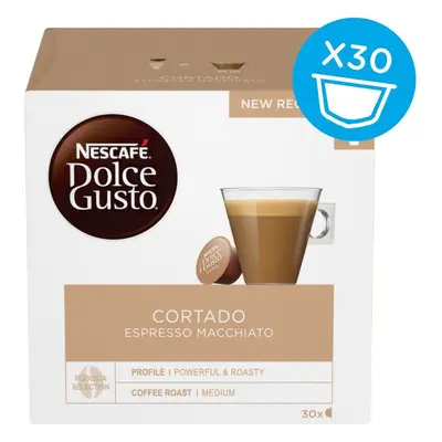 Kávové kapsle NESCAFÉ Dolce Gusto Cortado Espresso Macchiato 30ks