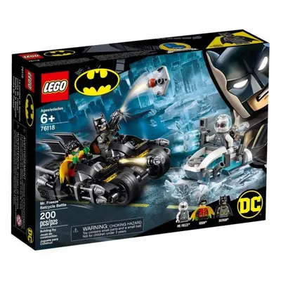 LEGO stavebnice LEGO Super Heroes 76118 Mr. Freeze vs. Batman na Batmotorce