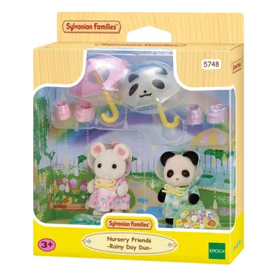 Sylvanian Families 5748 Procházka v dešti Baby Duo