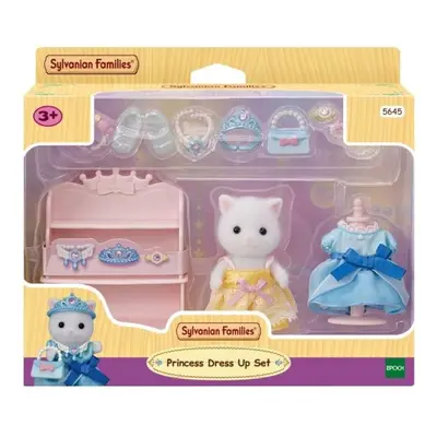 Set figurek a příslušenství Sylvanian Families Šaty a ozdoby pro princezny s kotětem