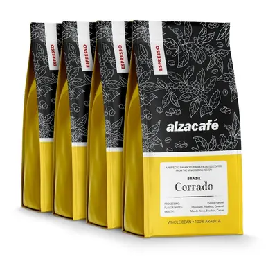 Káva AlzaCafé Brazil Cerrado, 4x250g