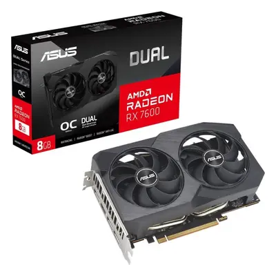 Grafická karta ASUS DUAL Radeon RX 7600 O8G V2