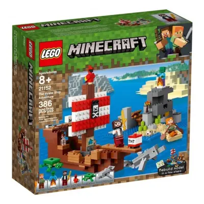 LEGO stavebnice LEGO Minecraft 21152 Dobrodružství pirátské lodi