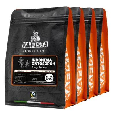 Káva Kafista Výběrová káva "EL Salvador La Reforma"- Zrnková Káva, 100% Arabica 4 x 250 g