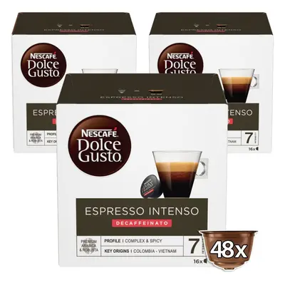 Kávové kapsle NESCAFÉ® Dolce Gusto® Espresso Intenso Decaffeinato - 48 kapslí