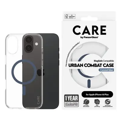 Kryt na mobil PanzerGlass CARE Kryt Apple iPhone 16 Plus MagSafe Urban Combat modrý