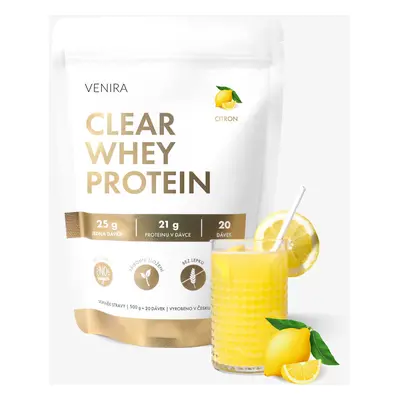 VENIRA clear whey protein, proteinová limonáda, citrón, 500 g