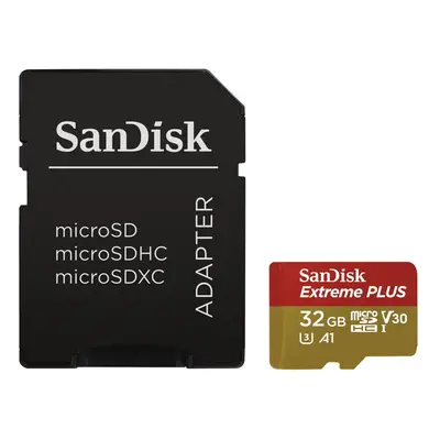 SanDisk Extreme Plus micro SDHC GB MB/s A1 Class UHS-I V30, adapter NÁHRADA ZA