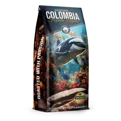 Blue Orca Fusion Colombia Fazenda Laguna, zrnková káva, 1 kg, Arabica/Robusta (75/25 %)