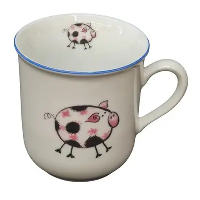 hrnek 160ml DĚTSKÝ-PRASE RŮŽOVÉ, čes.porcelán