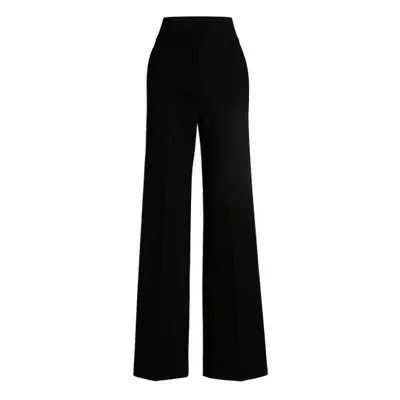 Regular-fit trousers with flared leg