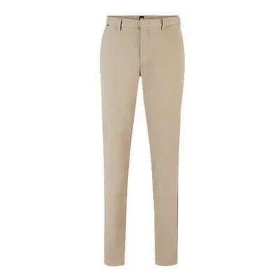 Slim-fit chinos in stretch-cotton gabardine