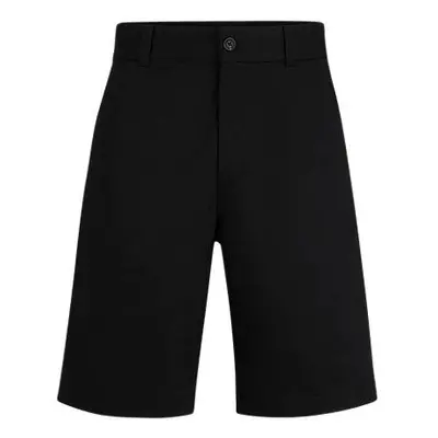 Regular-fit shorts with slim leg and buttoned pockets