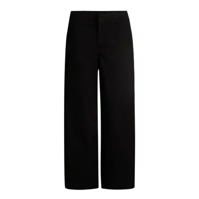 Straight-leg culottes in stretch-cotton twill