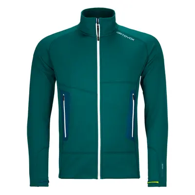 Ortovox mikina Fleece Light Jacket pacific green