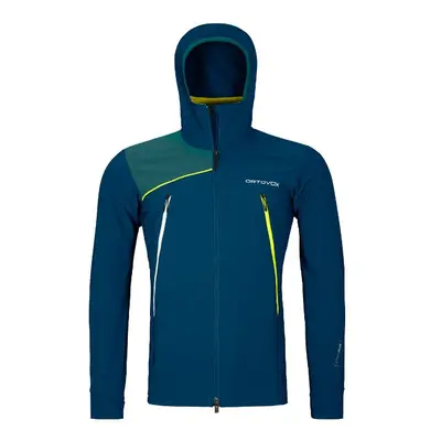 Ortovox bunda Pala Hooded Jacket petrol blue