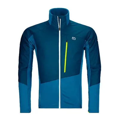 Ortovox bunda Westalpen Swisswool Hybrid Jacket petrol blue