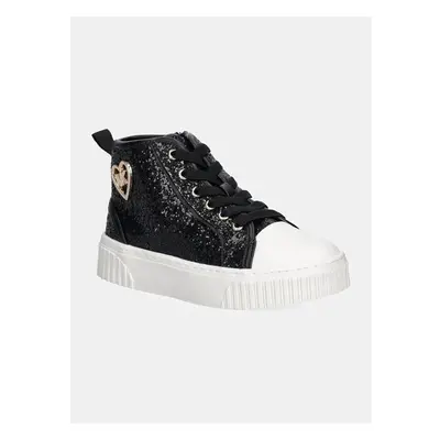 Dětské tenisky Michael Kors SKATE SPLIT 3 GLITTER černá barva, 99825546