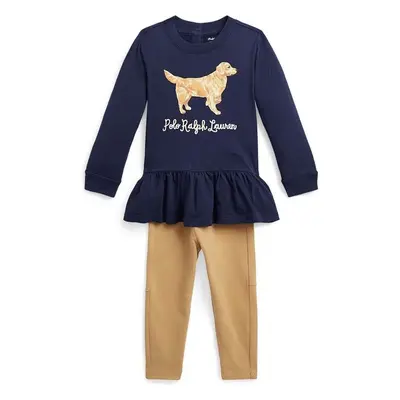 Kojenecká sada Polo Ralph Lauren tmavomodrá barva 84461054