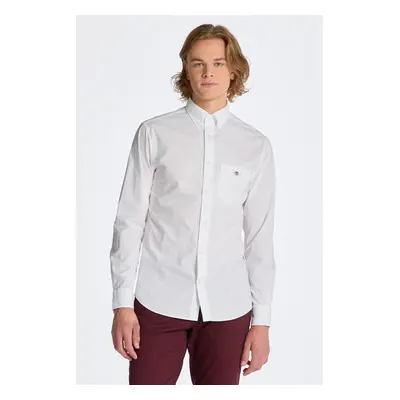 KOŠILE GANT REG POPLIN SHIRT WHITE 89791957