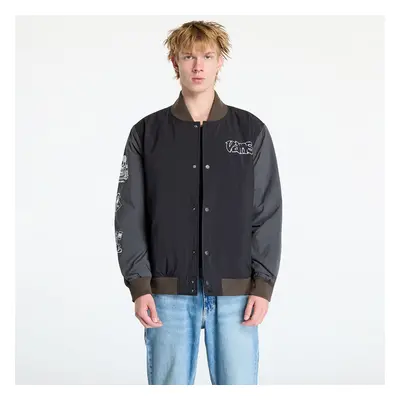 Bunda Vans Crazy Eddy Baseball Jacket Black/ Asphalt M 99545800