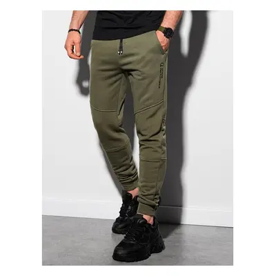 EDOTI Patchwork pánské tepláky joggers OM-PASK-22FW-013 - tmavě 93469299