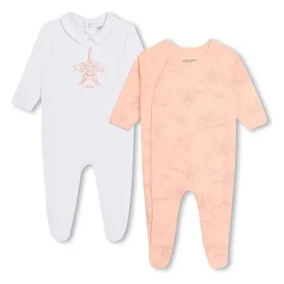 Kojenecké bavlněné dupačky Kenzo Kids 2-pack 90100396